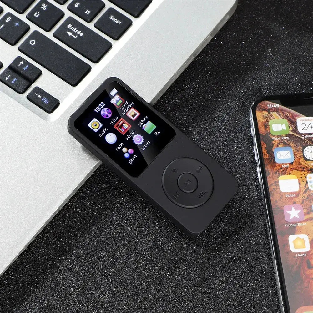 Type-C Port MP3 Bluetooth Player Fast Charging 5.4 Bluetooth Version Running Fitness Exercise Walkman Scalable Memory Card
