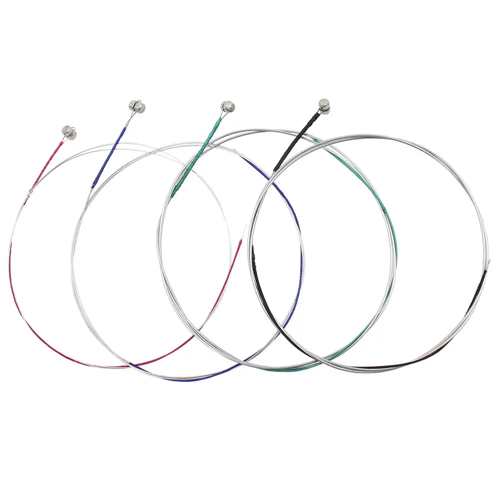 4pcs A Set of Violin Strings E-A-D-G Steel Core Nickel Silver Wound Exquisite Stringed Musical Instrument Parts Accessories