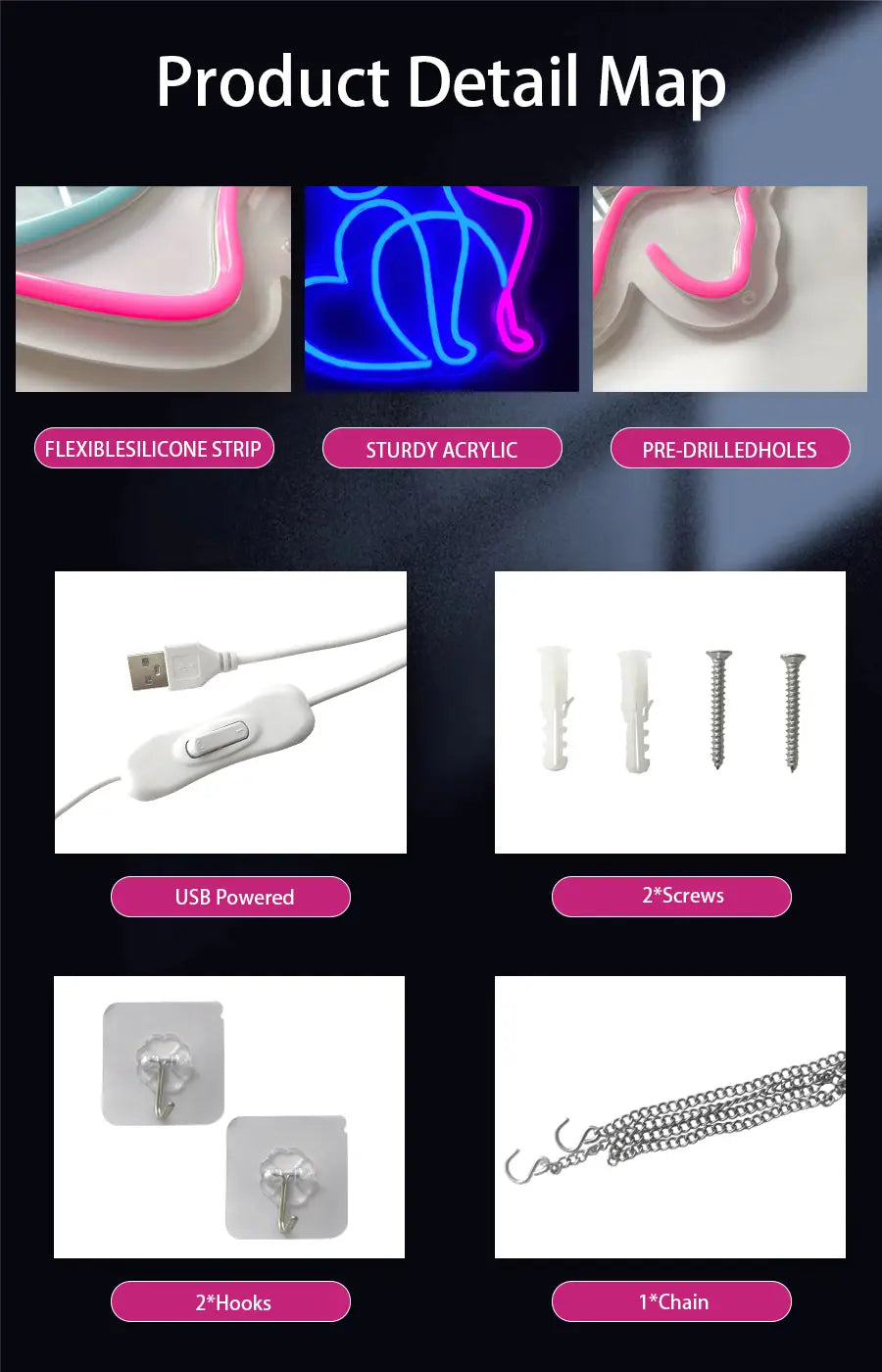 Music Led Neon Sign Musical Instrument Icon 3D Carving Used For Decor Of Rooms Recording Studios Clubs And Music Studios.