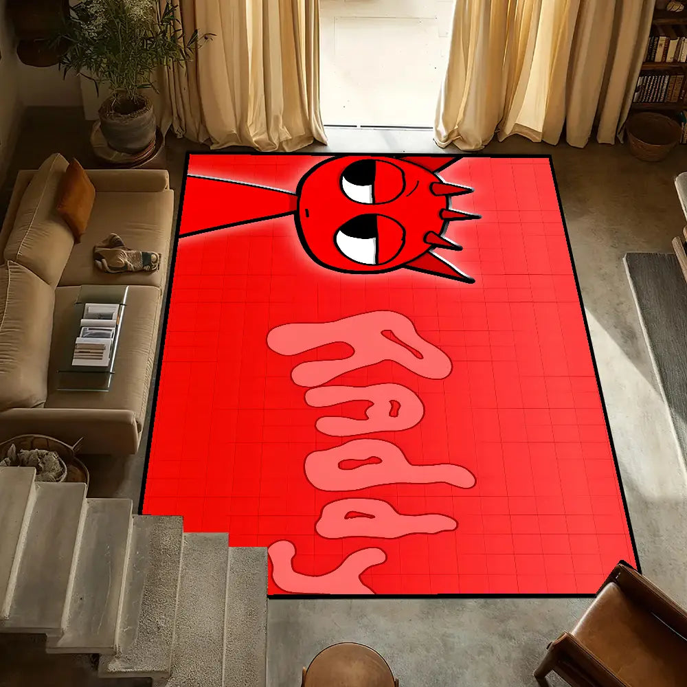 S-Sprunki Incredibox Door Mat Anti-Slip Kitchen Bedroom Music Game Handmade Tufted Rug Carpet Living Room Entrance Decoration