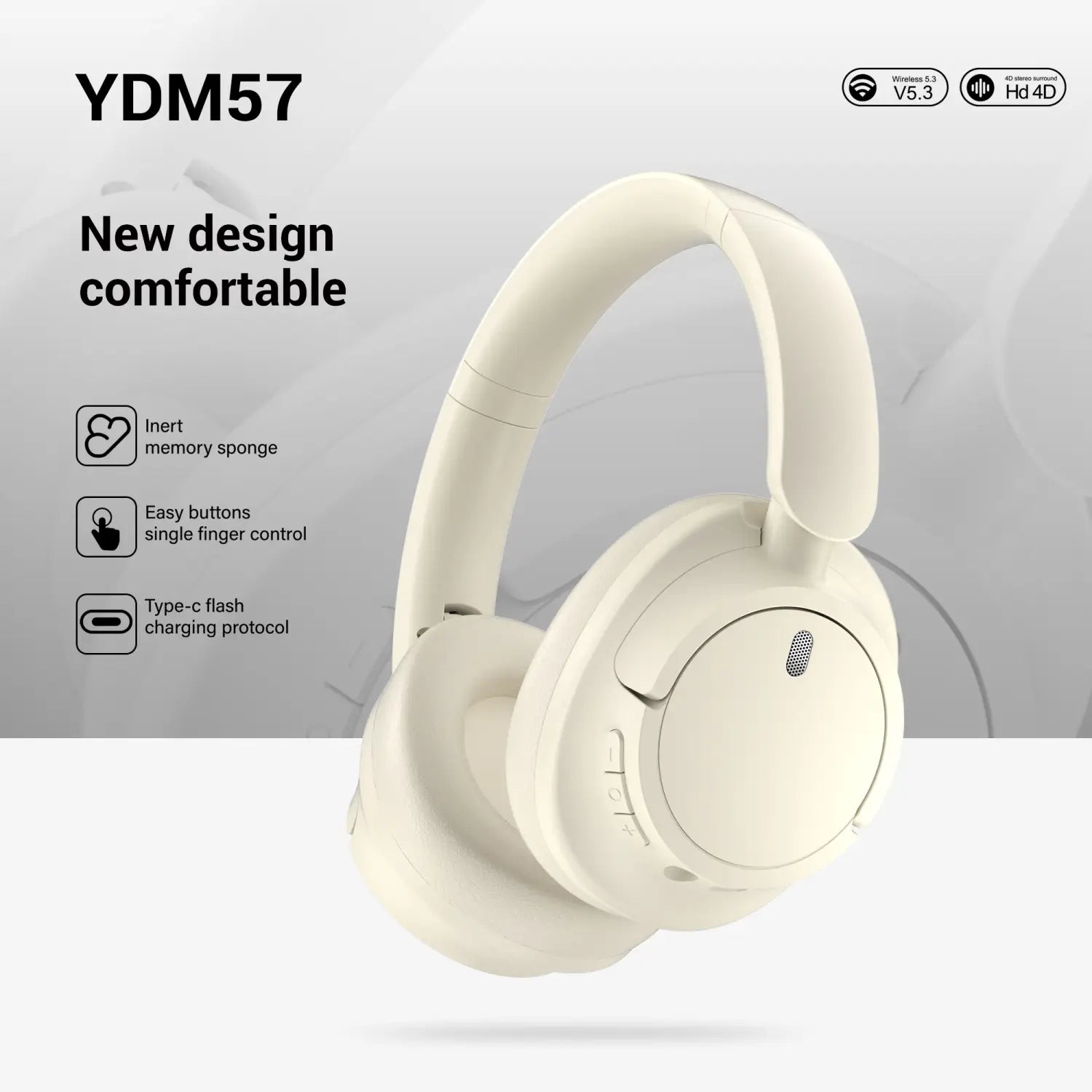 High Quality Wireless Bluetooth Headphones Headband Earphones Wireless Gamer Headset HiFi Music Earbuds For xiaomi lenovo choice
