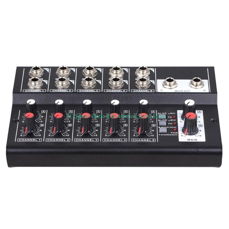 SZ Portable 10 Channel Mixing Console Digital Sound Mixer Stereo for Studio Recording DJ Networking Live Broadcast Karaoke