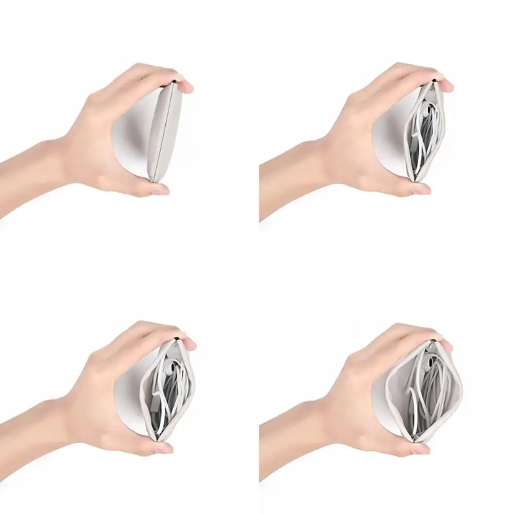 Mini Earphone Storage Bag U Disk SD Card Data Cable Organizer Pocket Waterproof Dustproof Coin Key Bag Headphone Accessories