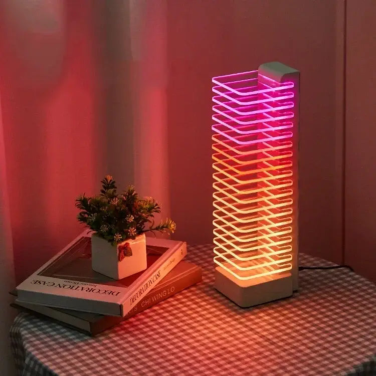 Product Manufacturer Desk Tower Voice Control LED RGB Smart lighting Music Rhythm Lights