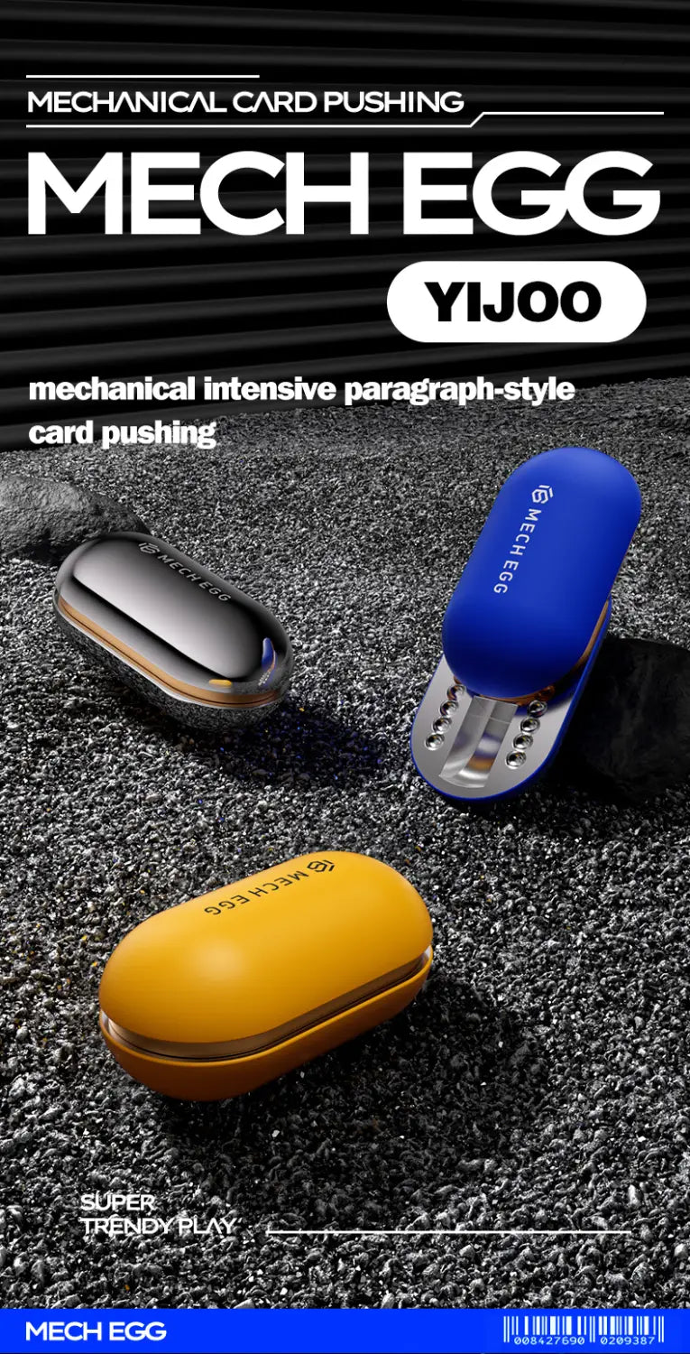 Metal Fidget Slider Toy EDC Pocket Stress Relief Gadget Mechanical Egg Anxiety Relief Cool Desk Toy for Adults/Kid Gift for ADHD