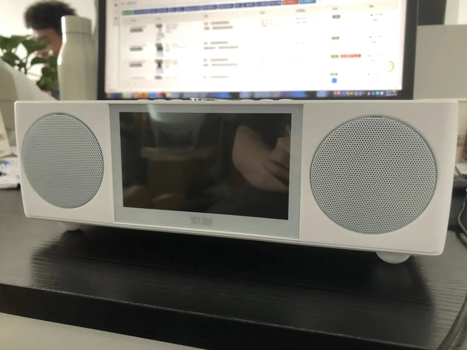 Video Bluetooth speaker Home Theater K-Song Record Sound Music System with AUX USB TF Alarm Clock Fm Radio LED Display 8000 mAh