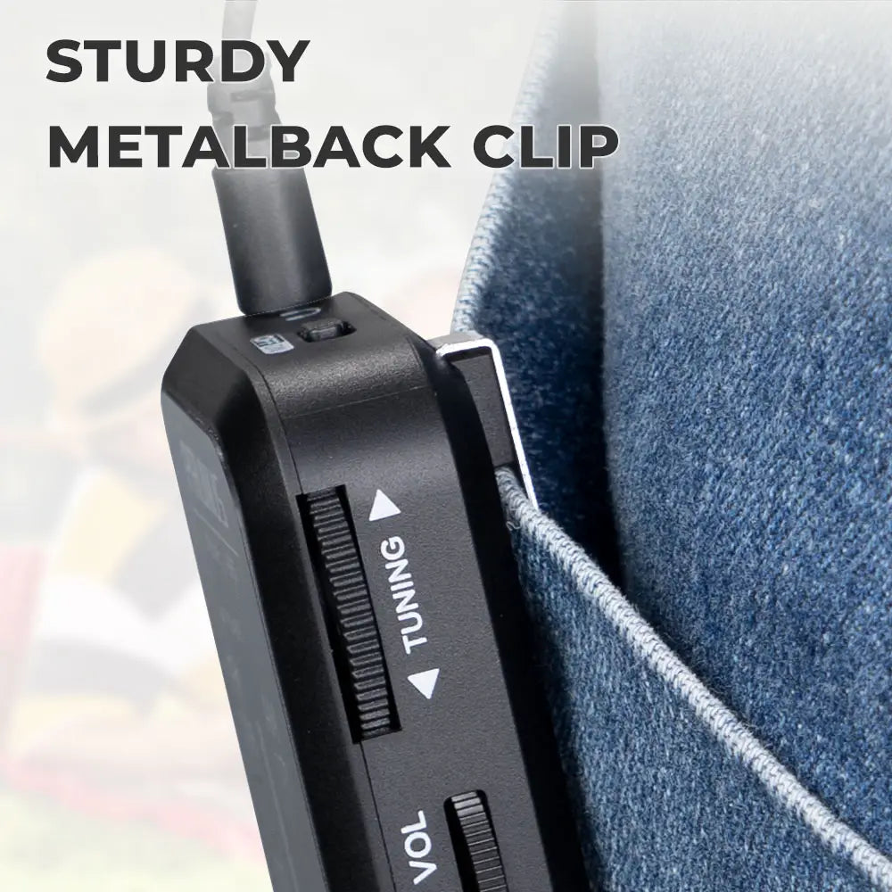 PRUNUS Pocket Radio Mini walkman AM FM Radio Hand Stereo Portable Radios Portable Music Playe AAA Batteries with Headphones