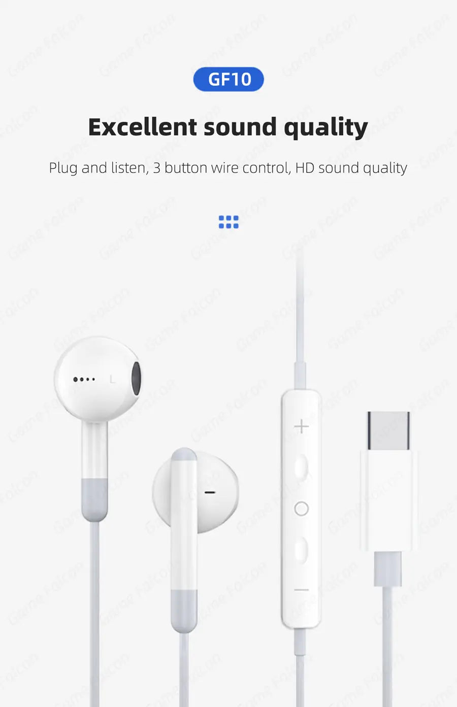 Original Type C 3.5mm Headset Stereo Music Wired Headphones With Mic DAC Chip For Samsung Galaxy S23 S22 S21 Ultra S20 Note 20