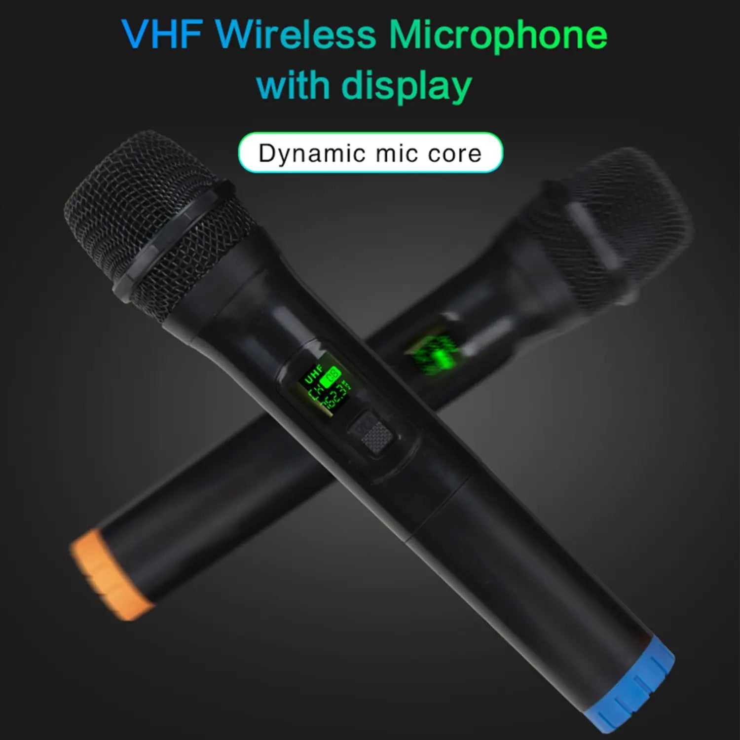 Professional Sound Mixer With Dual Wireless Microphone Sound Board Console System 3 Channel DJ Mixer for DJ Karaoke PC Guitar