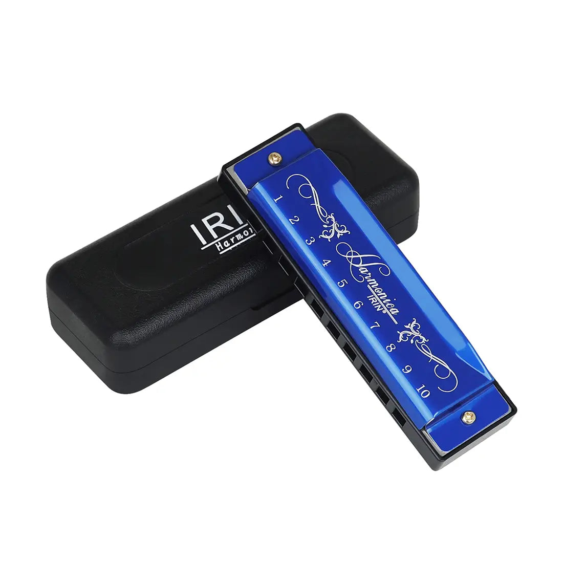 10 Holes 20 Notes Key of C Harmonica Colorful Metal Shell With Packing Box Educational Toy Orff Children Musical Gifts Beginner