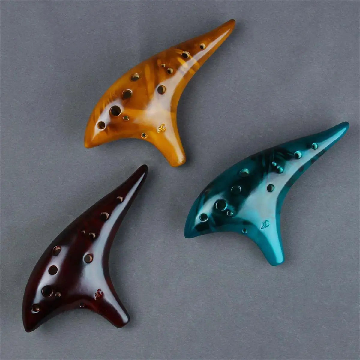 Miwayer Ocarina12 Tones Alto C High Quality Ocarina Classic Flute Musical Instrument Good Gift for Beginners Chinese Tao