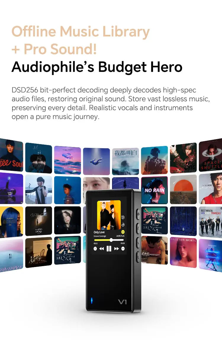 TempoTec Variations V1,IM05 IM01 earphones HiFI music player USB DAC DAP,headphone amplifier 4.4mm&3.5mm ports PEQ,