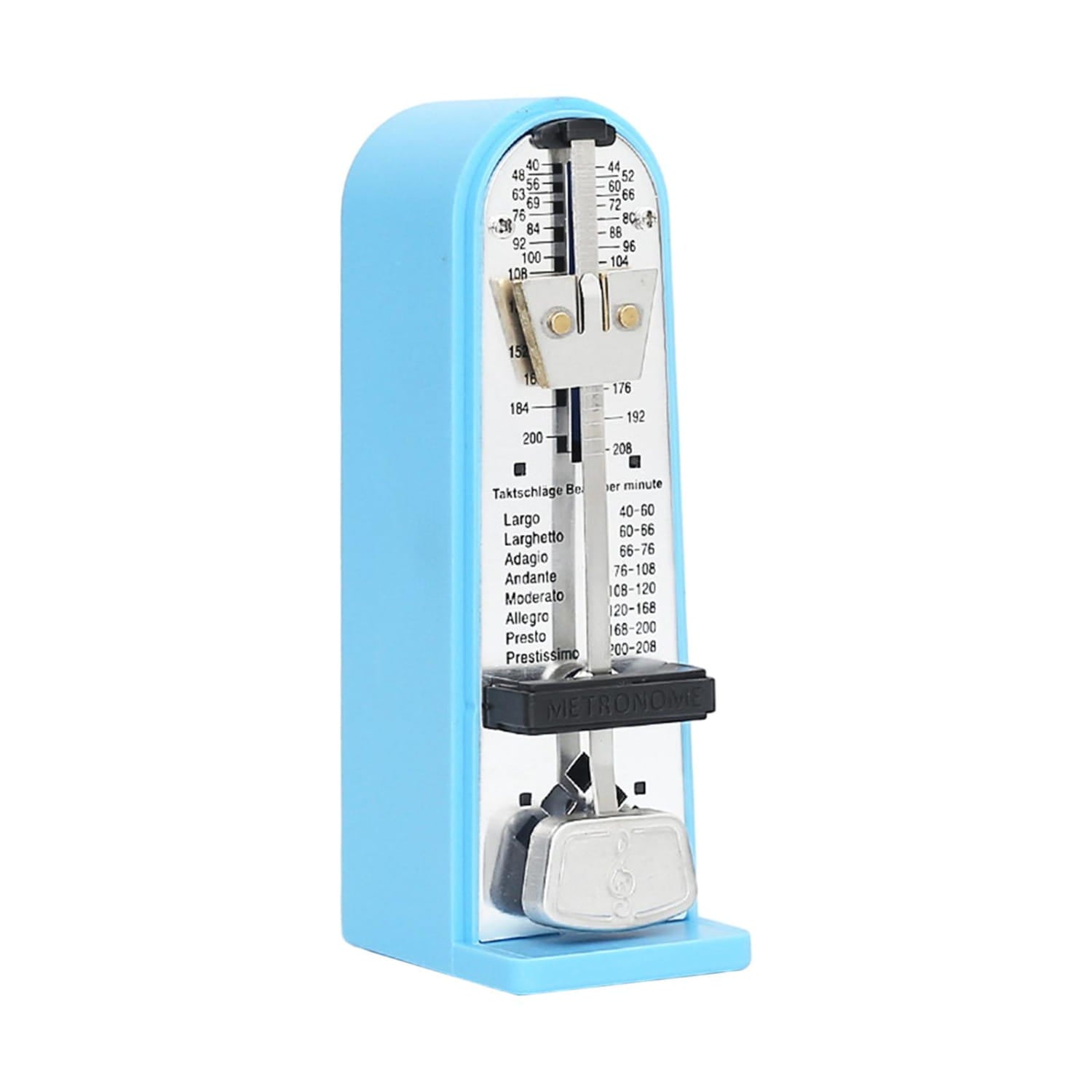 Mechanical Metronome Accurate Track Beat Tempo Universal Metronome Loud Sound for Piano Guitar Drums Music Instrument