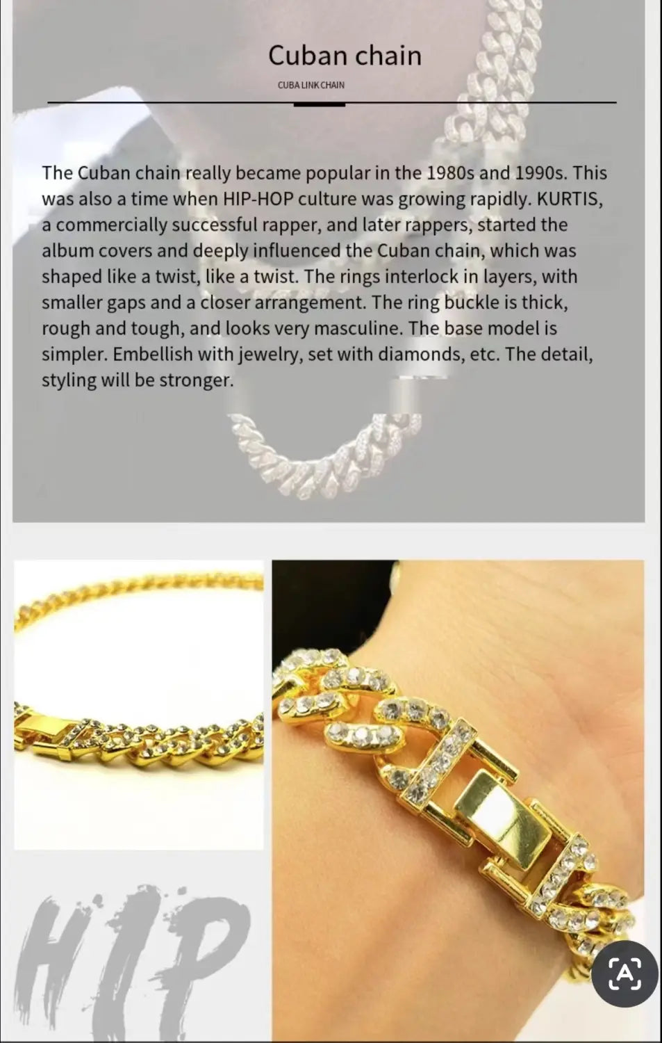 Hip Hop Last Supper Round Pendant Necklace Ice Crystal High Quality 13MM Cuban Chain Rap Jewelry Men and Women Gift