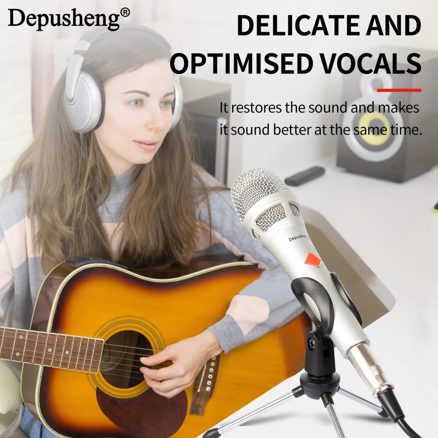 Professional Studio Condenser Microphone USB Audio Interface Sound Card Bundle Kit Podcast Equipment Set Recording Mic