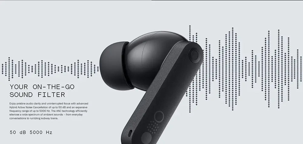 Global Verison Nothing CMF Buds Pro 2 50 dB ANC Up to 11 hrs of non-stop music HiFi sound powered by dual drivers 6 HD mics