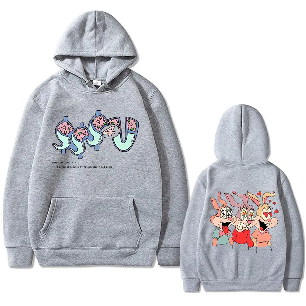 Famous Rapper PARTYNEXTDOOR & Drake Album Some Sexy Songs 4 U SSS4U 2025 Hoodie Men Women Hip Hop Oversized Hooded Sweatshirt