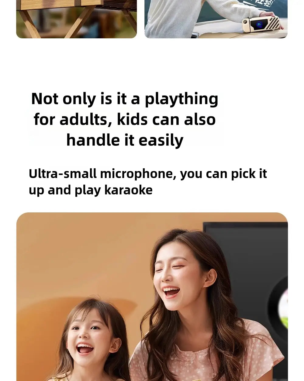 Kinglucky K18 pro Portable Karaoke Party Speaker with Wireless Microphone Bluetooth 5.0 Speakers Big Powerful Sound
