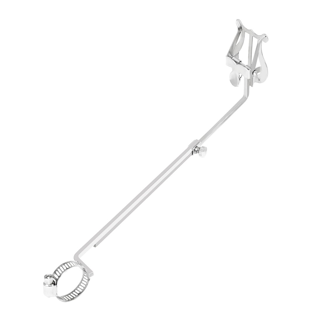 Flute Marching Sheet Music Stand Portable Retractable Metal Sheet Music Holder Stand Professional Woodwind Parts Accessories