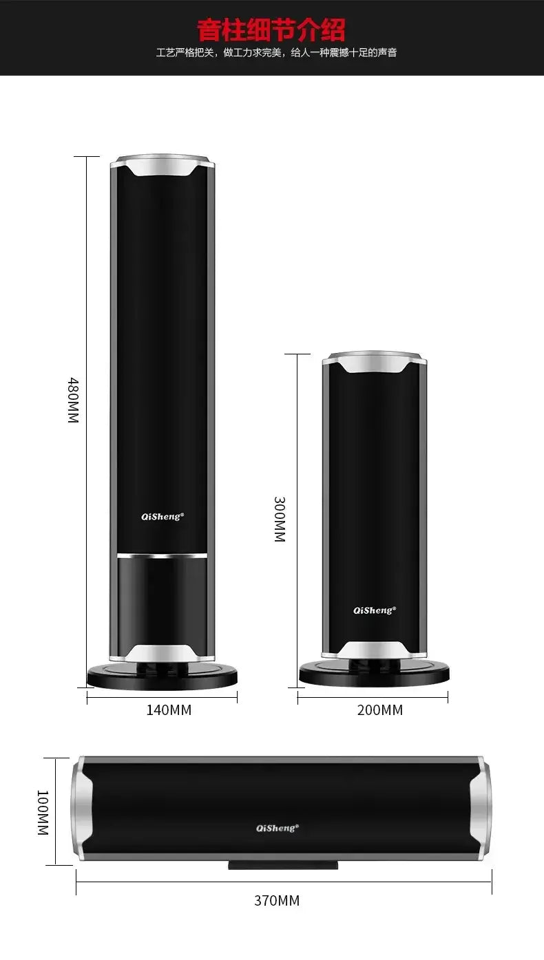 1000W high-power caixa de som bluetooth home TV living room KTV Bluetooth speaker surround sound subwoofer theater sound system