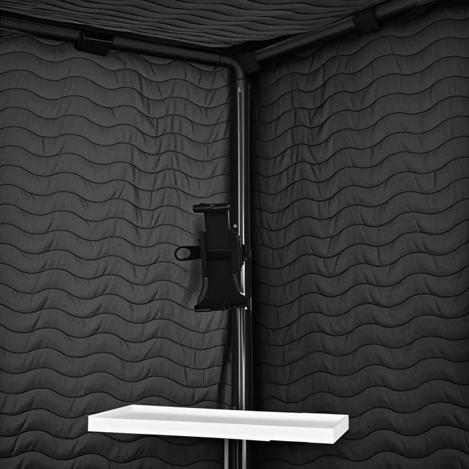 Vocal Booth Soundproof Portable Audio Recording Booth Stainless Steel for Echo Prevention Home Studio Podcast Voiceovers
