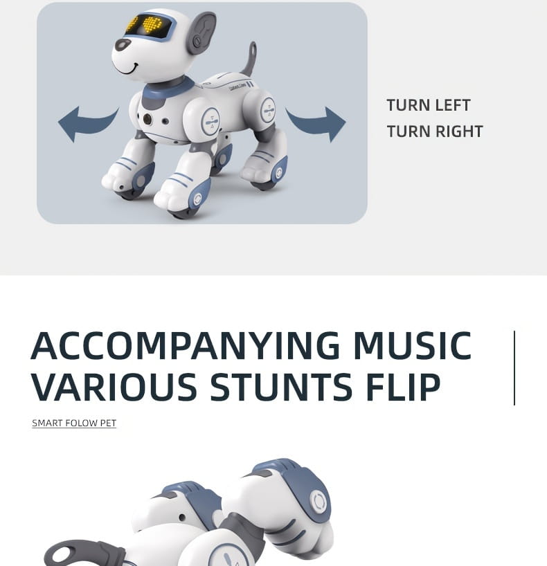 Intelligent Robot Dog Remote Control Electronic Sing Dance Follow Smart Interactive Stunt Music Toy Programmable Puppy Kid Gift