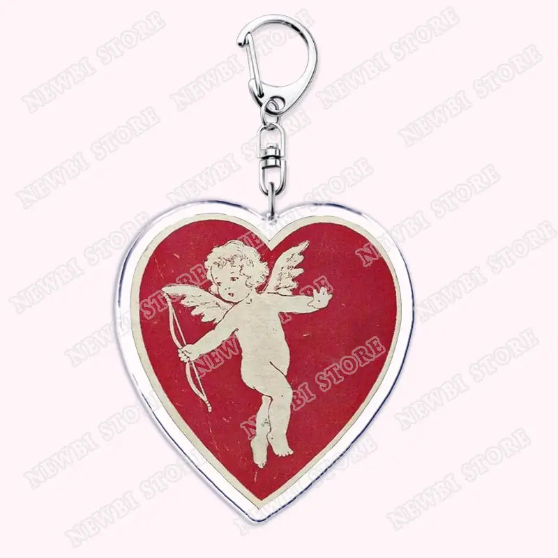 Aesthetic Coquette Pink Keychains for Womens Accessories Ribbon Hot Girl Book Club Bow Flowers Keyrings Friends Lovers Gifts