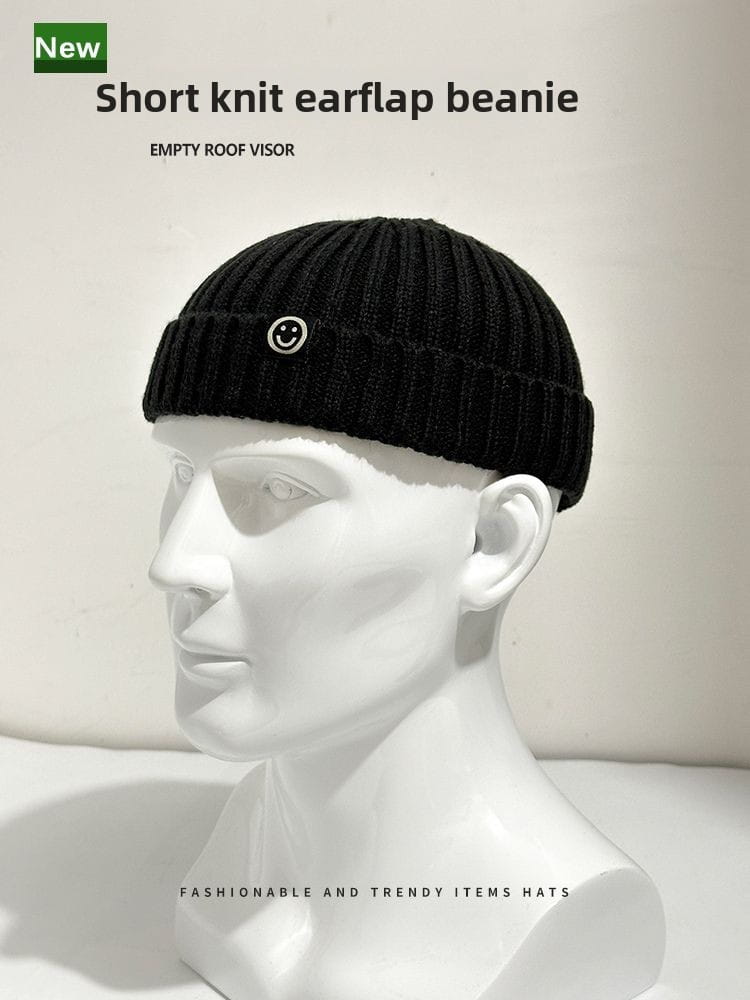 Fashion Hip Hop Beanie Knitted Hat Men Skullcap Women Winter Warm Brimless Baggy Melon Cap Cuff Docker Fisherman Beanies Hats