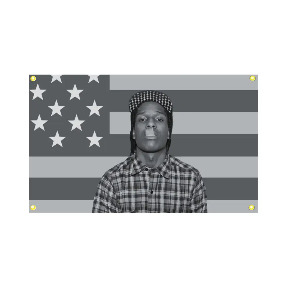 Asap Rockys Flag 3x5fts 2x3fts Rapper Room Decor Aesthetic Music Album Art Posters Hanging Bedroom Concert Background Fans Gift