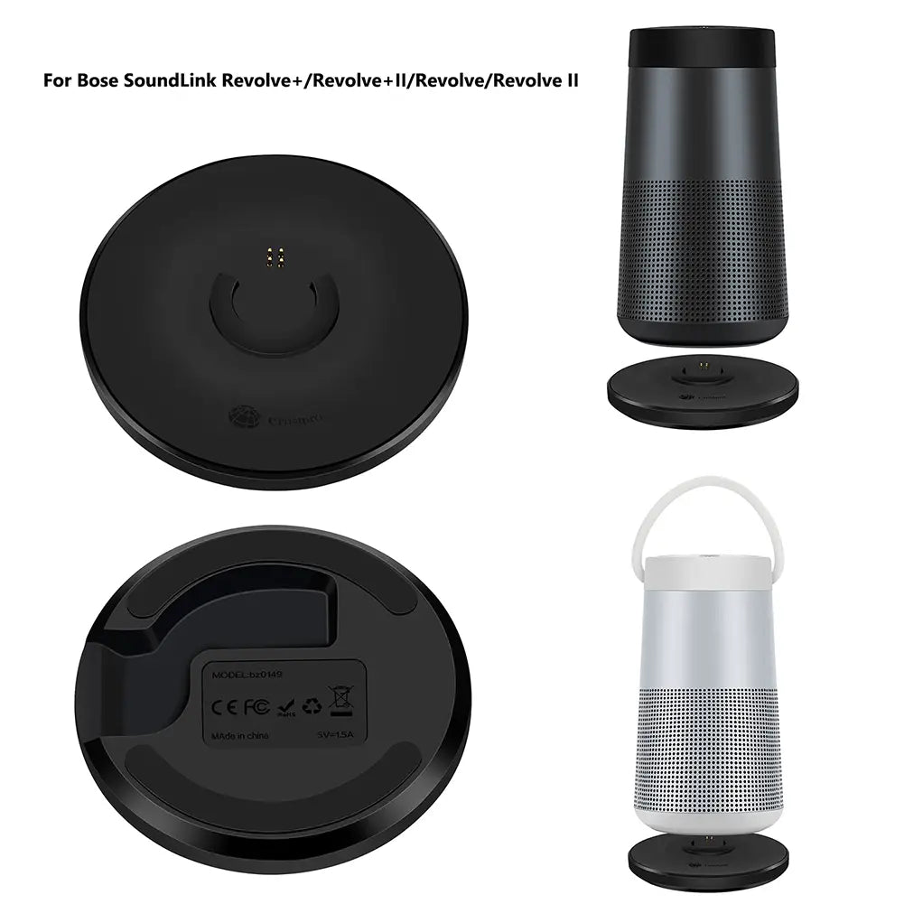 For Bose SoundLink Revolve/Revolve+ II Speaker USB Charging Cradle Holder Universal Charger Base + Sound Case Speaker Accessories