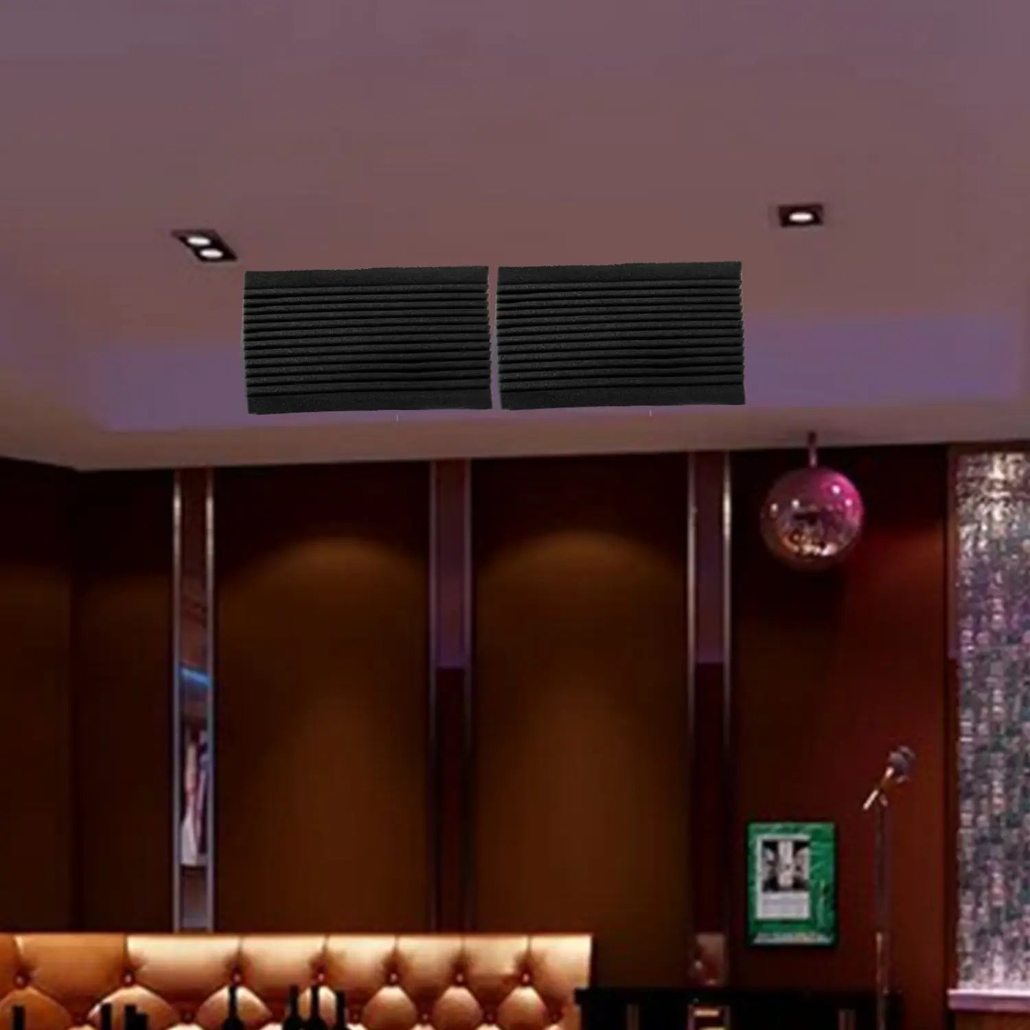 3Pcs Sound Insulation Board Corner Bass Trap Acoustic Panels Sound Absorbing Wall Tiles for Recording Studio Ktv Soundproofing