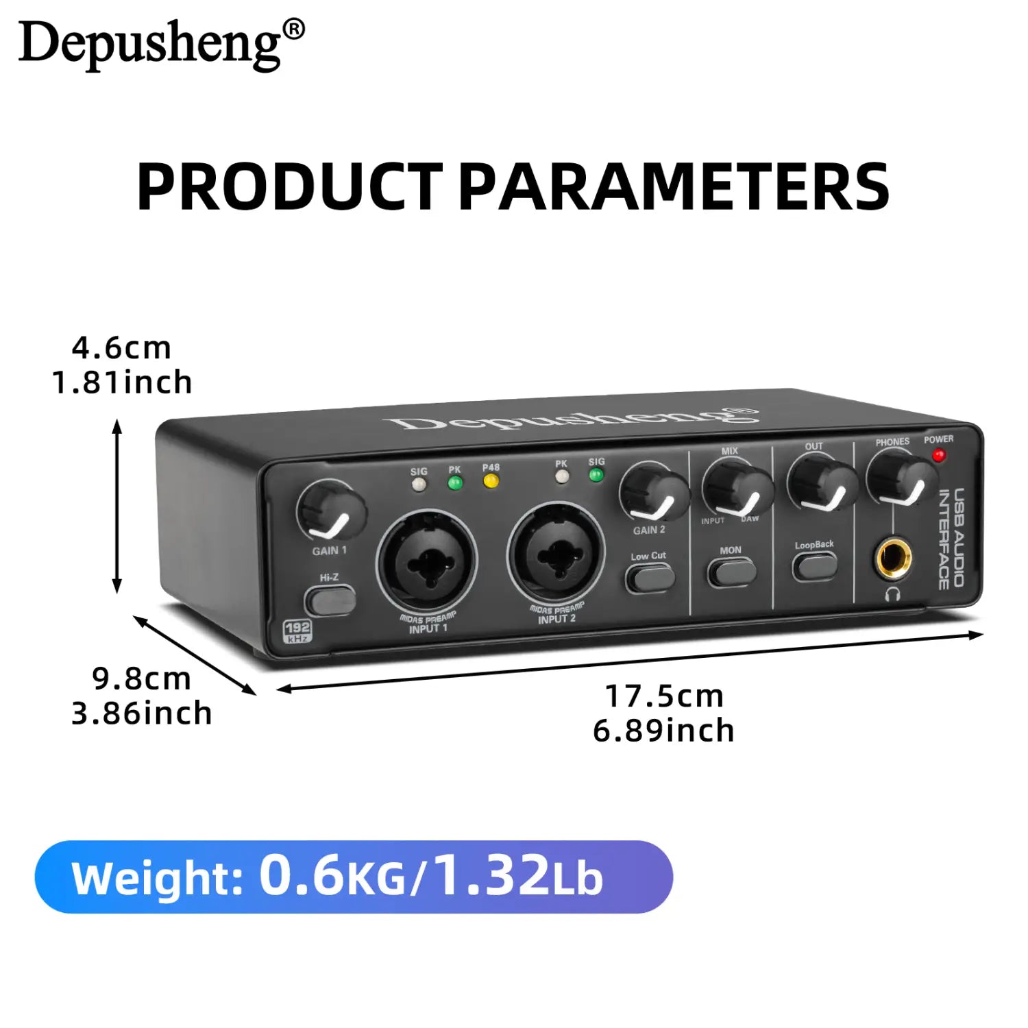 Professional Studio Condenser Microphone USB Audio Interface Sound Card Bundle Kit Podcast Equipment Set Recording Mic