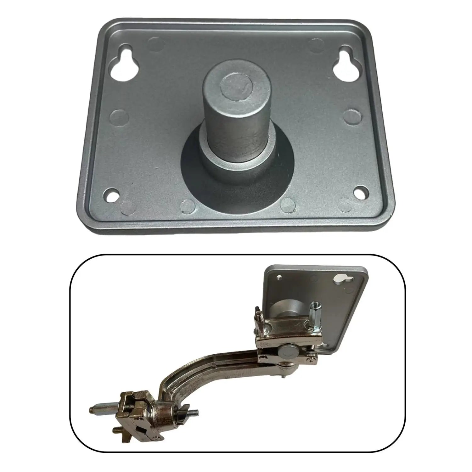 Drum Pad Stand Sturdy Metal Plate Electronic Module Mount for Electronic Drum Instrument Practice