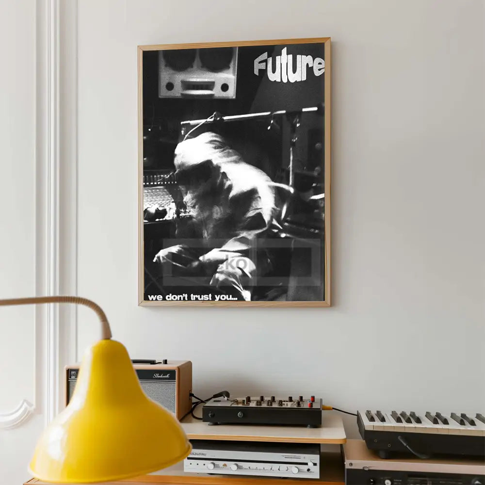 American Rapper Future Album Poster Hip-hop Music Prints Canvas Painting Wall Art Pictures Home Room Rap Music Cover Decoration