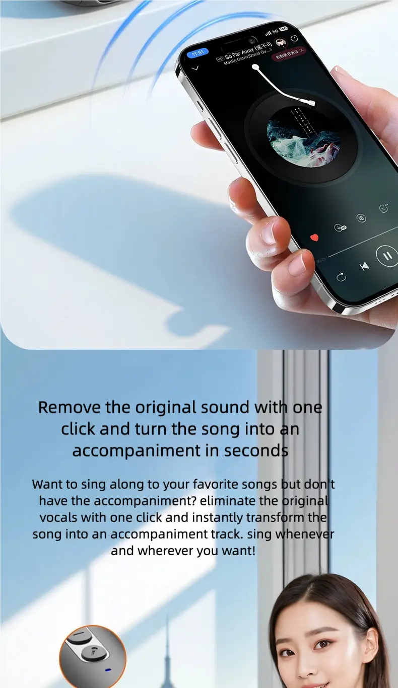 Karaoke Machine for Adults Portable Bluetooth Speaker with 2 Wireless Microphones Portable PA System with Disco Lights