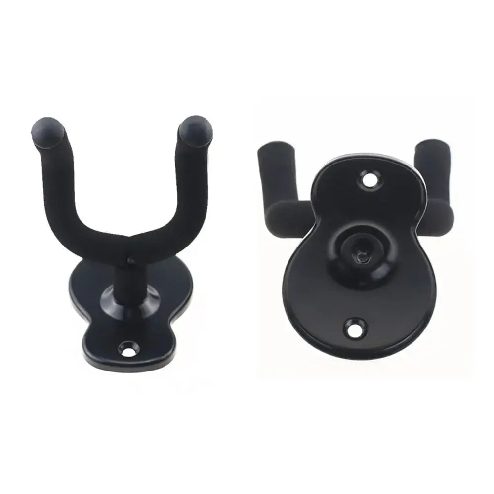 Wooden Guitar Wall Mount Hanger Heavy Duty Unique Design Bent Ukulele Hook Bass Storage Acoustic Electric Guitar Rack Bracket