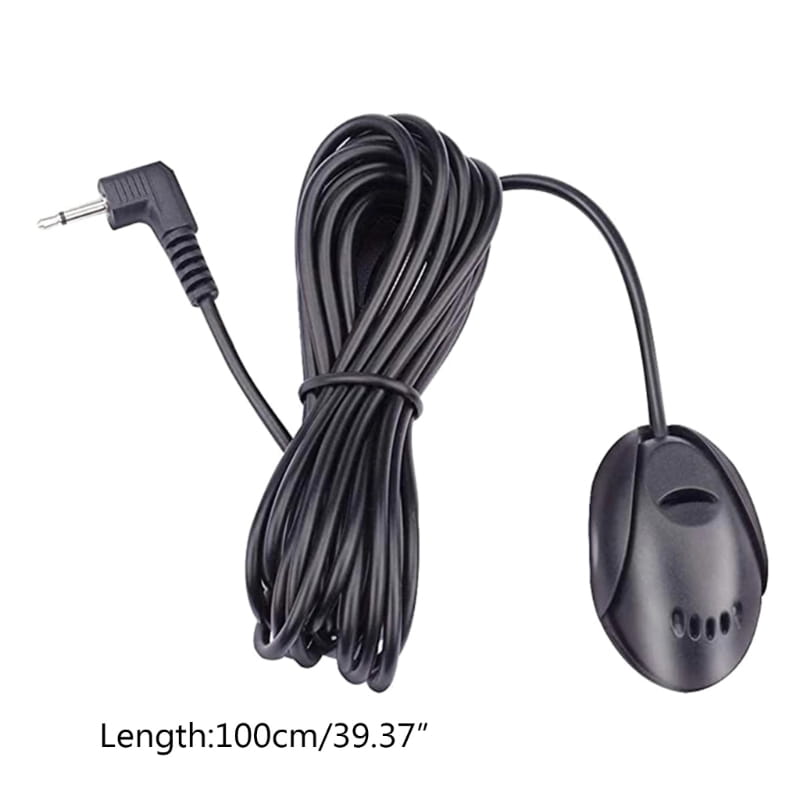 3.5mm Car External Microphone Bluetooth-compatible Car Dashboard Or Sun-Visor Mic Stereo Radio GPS Adapter