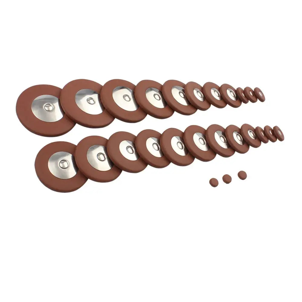 Saxophone Pads Tenor Alto Soprano Sax Button Leather Pads Woodwind Musical Instrument Accessories Saxophone Universal Parts