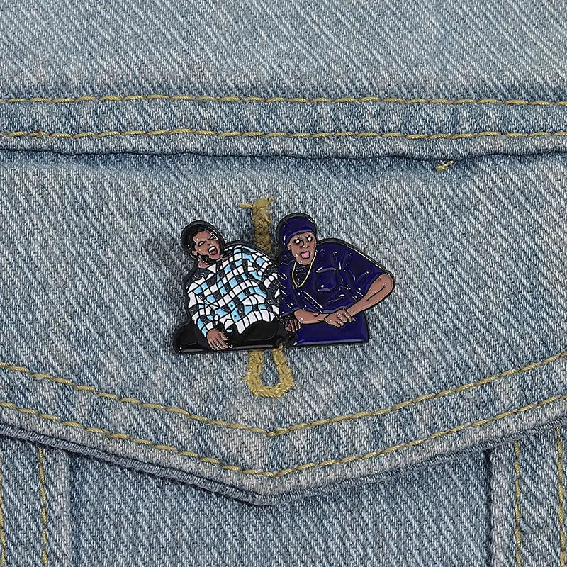 Damn Friday Chris Tucker Smokey Funny Movies Inspiration Enamel Pin Hip Hop Music Brooch Lapel Badge Fans Friends Jewelry Gift