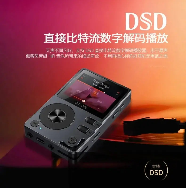 Brand Aigo EROS Q High-quality DSD64 Bluetooth 4.2 Portable Audio Lossless Hifi Music Player USB DAC Support 32G TF Card