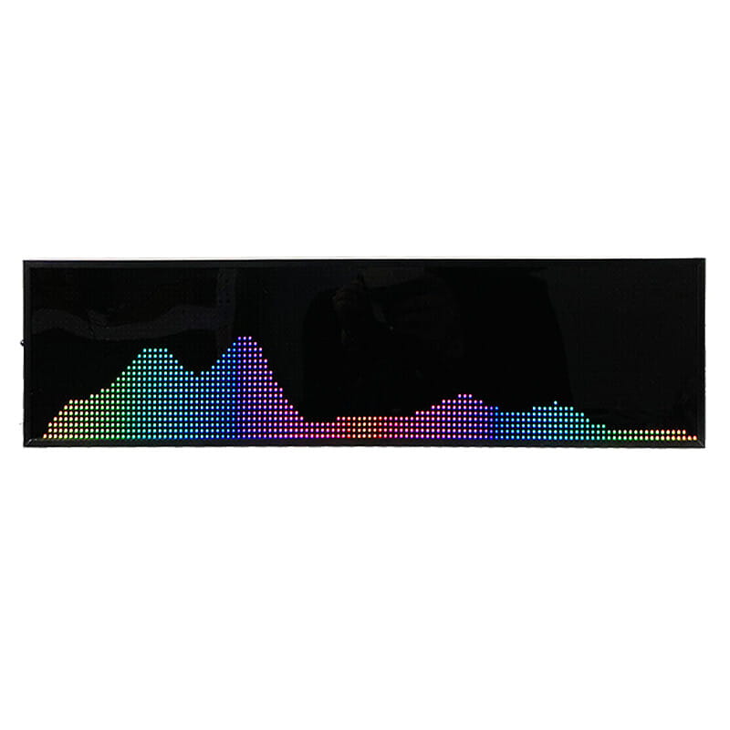 Professional Music Rhythm Spectrum Display RGB Full-color Pick up Light Desktop Ornament Music Atmosphere Light