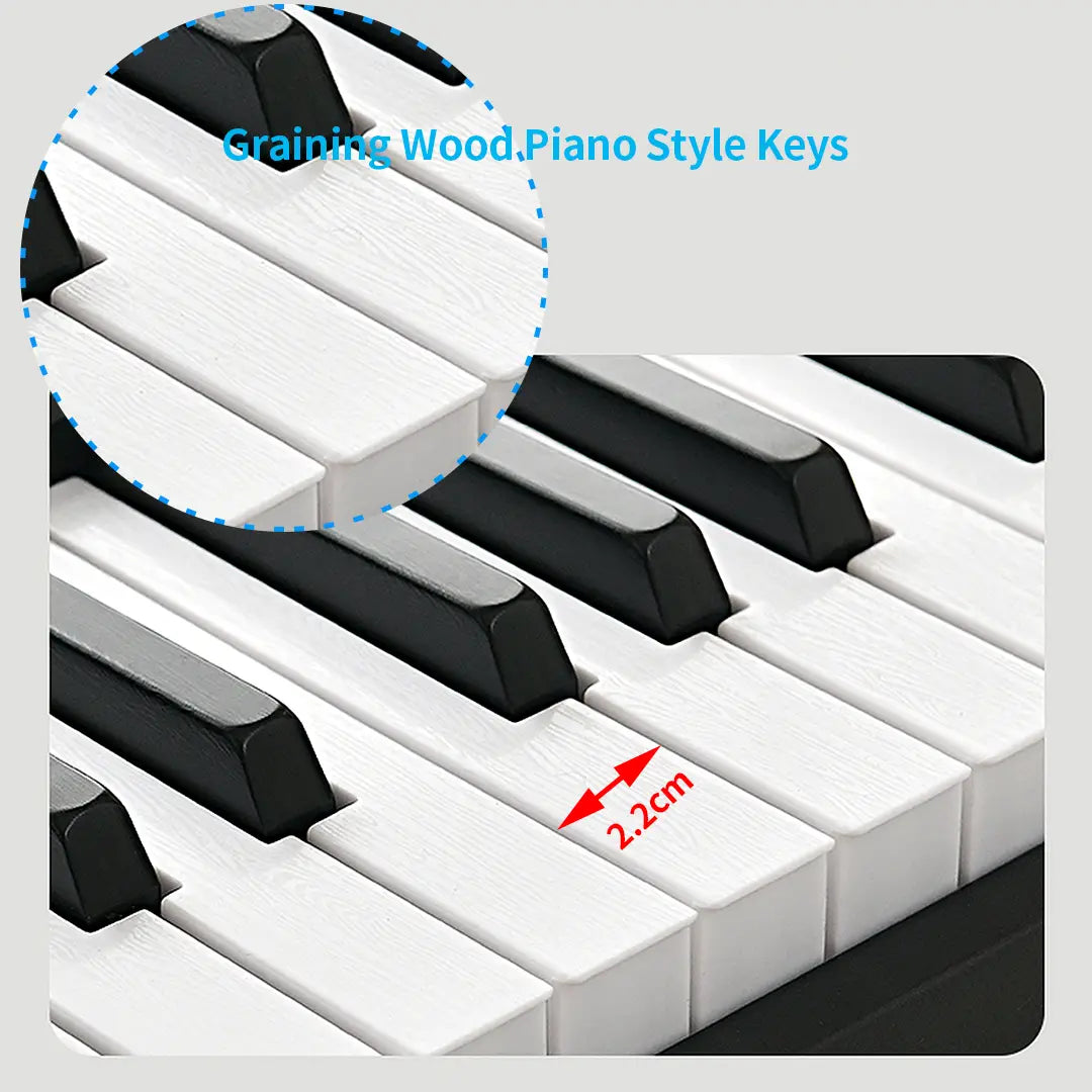 Foldable Musical Keyboard Professional Midi Controller Electronic Piano Music Synthesizer Digital 88 Keys Organ Instruments
