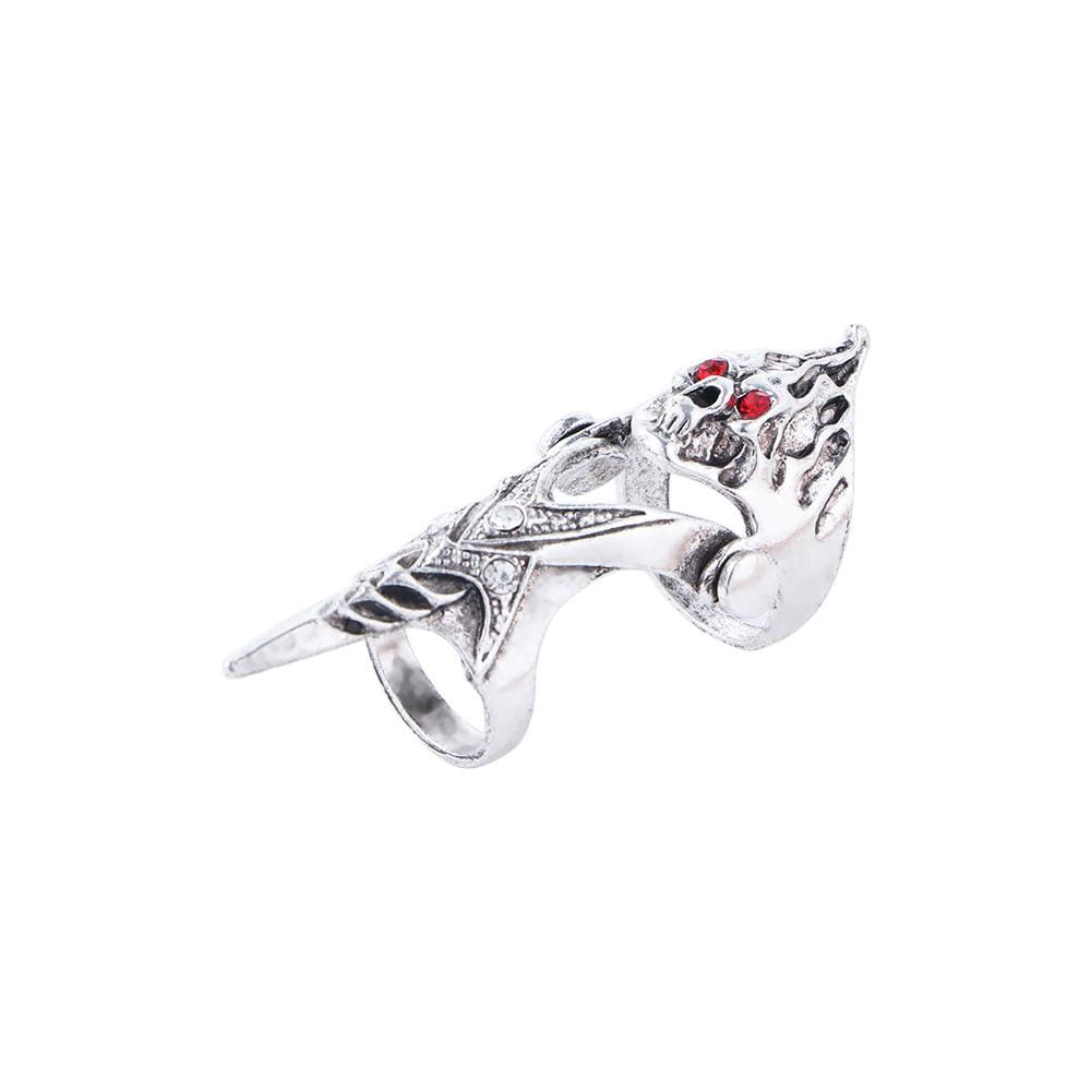 Hip Hop Punk Adjustable Finger Ring Skull Claw Ring Male Female Korean Style Ring Dragon Ring Knuckle Ring Fashion Jewelry