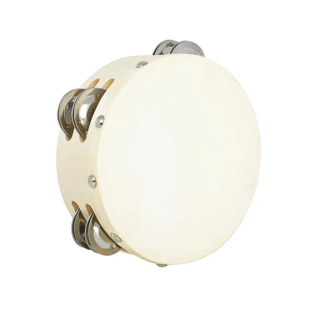 IRIN Orff 6 Inch Tambourine Sheepskin Handheld Drum Double Side Children Enlightenment Music Toys Percussion Education Drums
