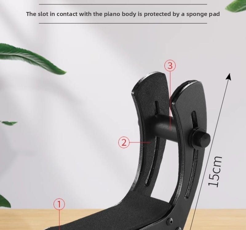 Aluminum Alloy Electric Guitar Practice Stand Portable Piano Practice Stand Adjustable Anti-slip Musical Instrument Accessories