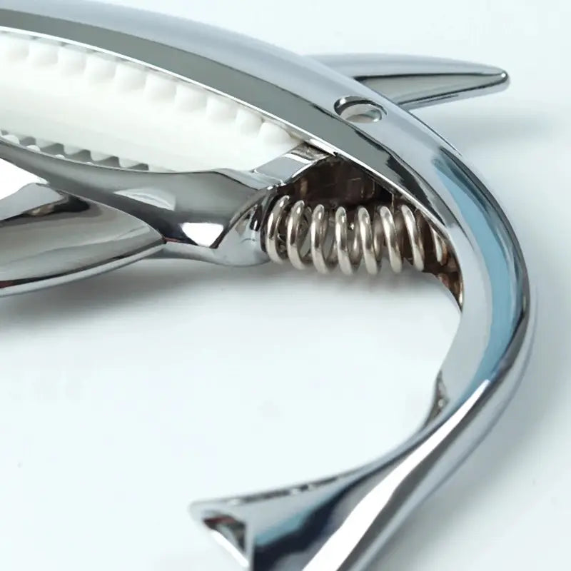 1PC Metal Shark Capo Acoustic Guitar Electric Guitar Tone Variation Clip Bass Bridge Zinc Alloy Musical Instrument Accessories