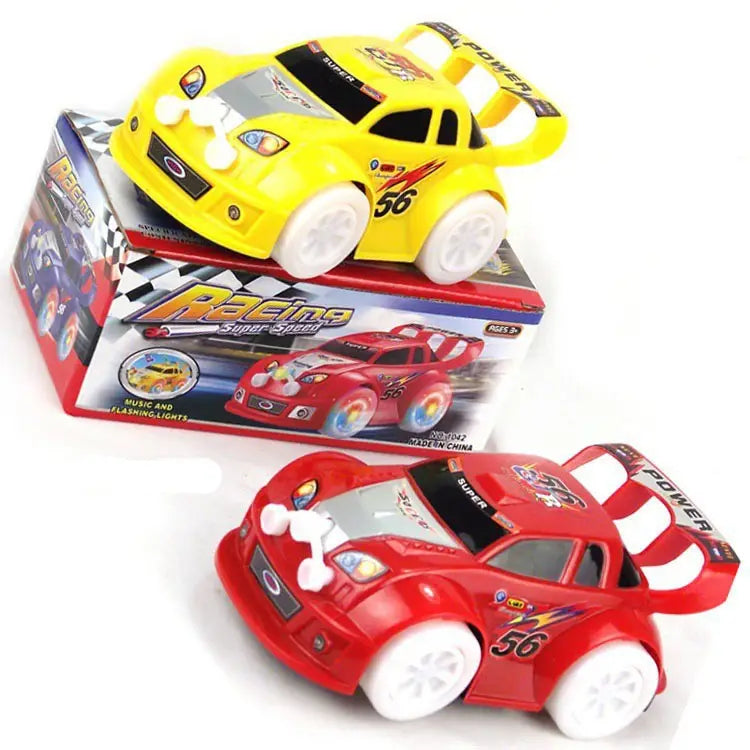 Children’s Electric Toy Car Flashing Music Omnidirectional Rotating Cool Electric Light Boy Girl Best Holiday Gift