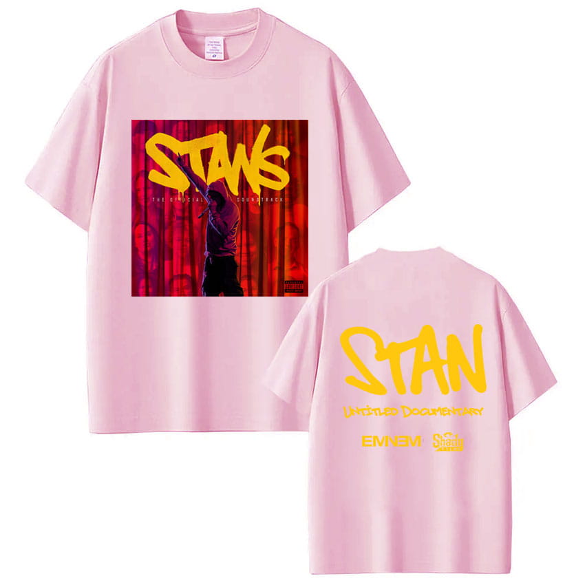 Rapper Eminem 2025 New Album Stans Print T-Shirt Men Women Trendy Hip Hop Vintage T Shirt Oversized Cotton T-shirts Streetwear