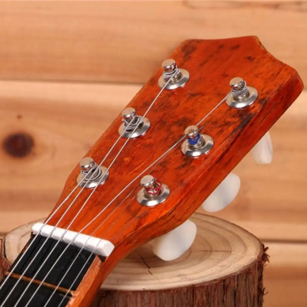 Solid Wood Children’s Guitar Classical Adjustable String Knob Children’s Instrument Toy High Sound Quality Durable