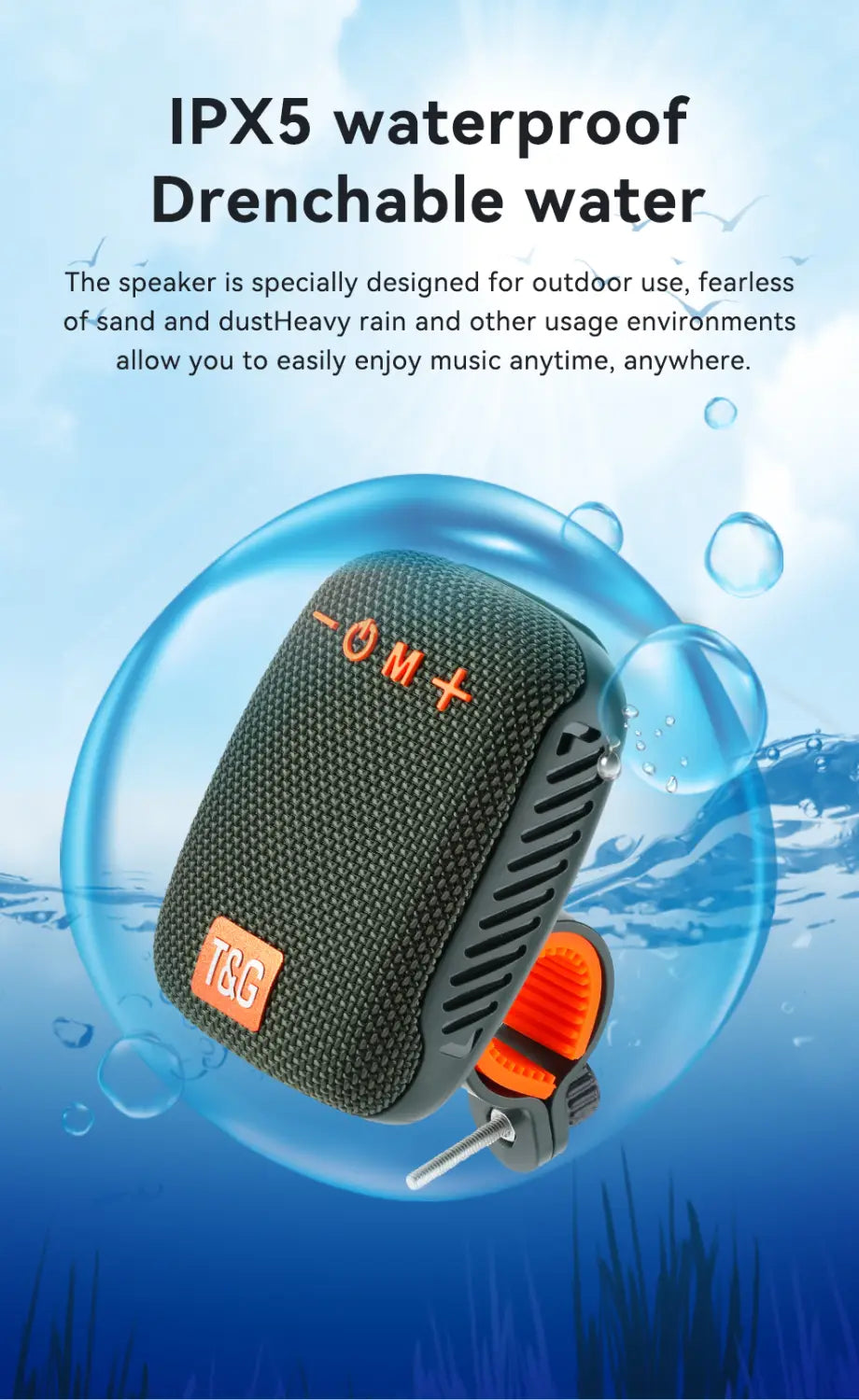 Portable Caixa De Som Bluetooth Speaker Wireless Radio FM Subwoofer Sound Box Music Bass Woofer Mini Waterproof Small Mp3 Column